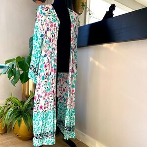 Love Stitch Kimono Beach Cover Up